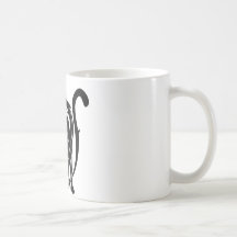 svart katt kaffe kopp