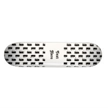 Svart kattmodell skate board