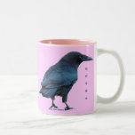 Svart korpsvart Birdlovers samling III Kaffe Koppar