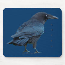 Svart korpsvart Mousepad samling III Mus Matta