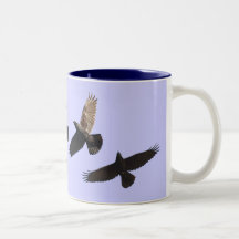 Svart korpsvart serie mugg
