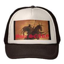 Svart krigarehatt trucker keps