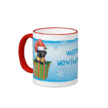 Svart lab lyckliga Howliday Kaffe Kopp