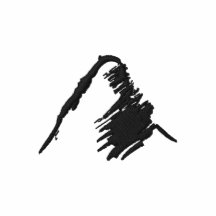 Svart logo på den broderade skjortan