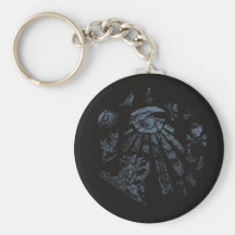svart Masonic fantasiblått för keychain Nyckel Ring