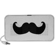 Svart mustasch laptop speakers