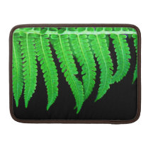 Svart och grön Fern Sleeve För MacBook Pro