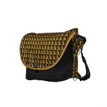 "Svart- och guld" messenger bag