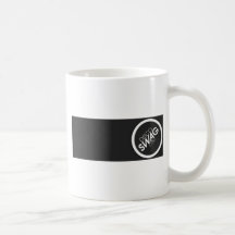 svart rektangellogotyp kaffe koppar