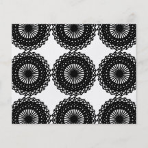 Svart snöremönsterdesign. Anpassningsbar Flygblad