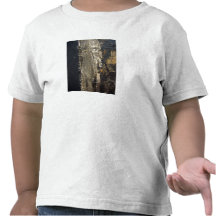 Svart trä stiger ombord med skrapor t shirt