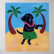 Svart tryck för konst för Labrador Retriever Posters