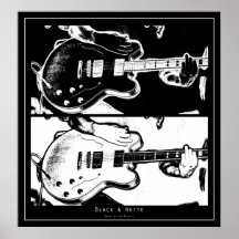 Svart & vit posters