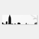 Svart- & vitNew York Silhouette Bildekal