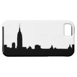 Svart- & vitNew York Silhouette iPhone 5 Cover