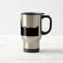 Svart- & vitNew York Silhouette Kaffe Muggar