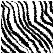 Svart zebra tryckmodell acrylic cut outs