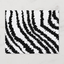 Svart zebra tryckmodell custom flyer
