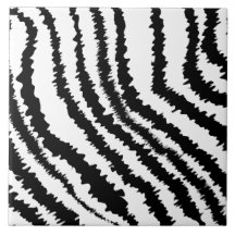 Svart zebra tryckmodell keramiska plattor