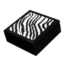 Svart zebra tryckmodell minnessakar