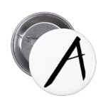 Svärta "A" knäppas Knappar