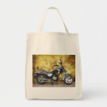 Svarten cyklar i Grungegränd Tote Bag