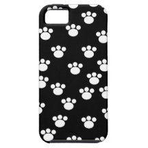 Svartvit djur tasstryckmodell iPhone 5 Case-Mate skal