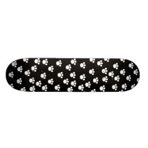 Svartvit djur tasstryckmodell skate board decks