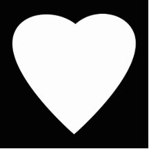 Svartvit kärlekhjärtadesign cut out