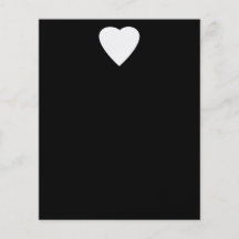 Svartvit kärlekhjärtadesign flyg blad