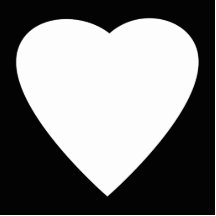 Svartvit kärlekhjärtadesign photo cut out