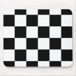 Svartvit rutig mousepad mus matta