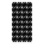 Svartvit spiral virvlar runt modellen fotokort mall