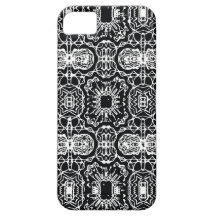 Svartvit techno iPhone 5 Case-Mate cases