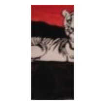 svartvit tiger rack kort designs