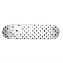 Svartvita Mathsymboler - Skateboard Decks