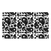 Svartvita Paisley. Visitkort