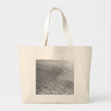 Svartvita RainDrops Tote Bag