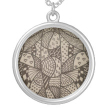 Svartvitt klotterhalsband 2