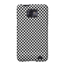 Svartvitt kontrollörmönster samsung galaxy s2 fodral
