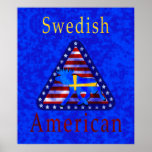 Svensk amerikan, affisch