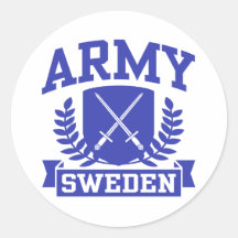 Svensk armé klistermärken