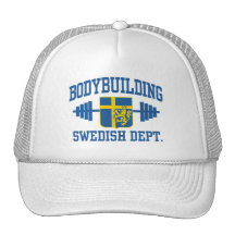 Svensk kroppsbyggare mesh kepsar
