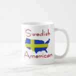 Svensk mugg för amerikan (USA kartan)