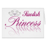 Svensk Princess Hälsningskort