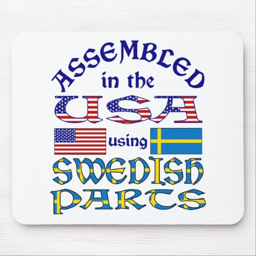 Svenska delar mus matta