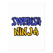 Svenska Ninja Vykort