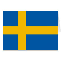 Svenskflagga Hälsnings Kort