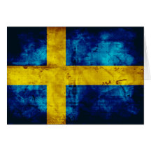Svenskflagga Hälsningskort