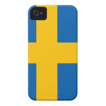 Svenskflagga iPhone 4 Case-Mate Skal